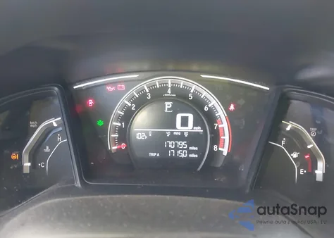 2017 Honda Civic Lx z USA, uszkodzony, nr VIN 2HGFC2F51HH540871